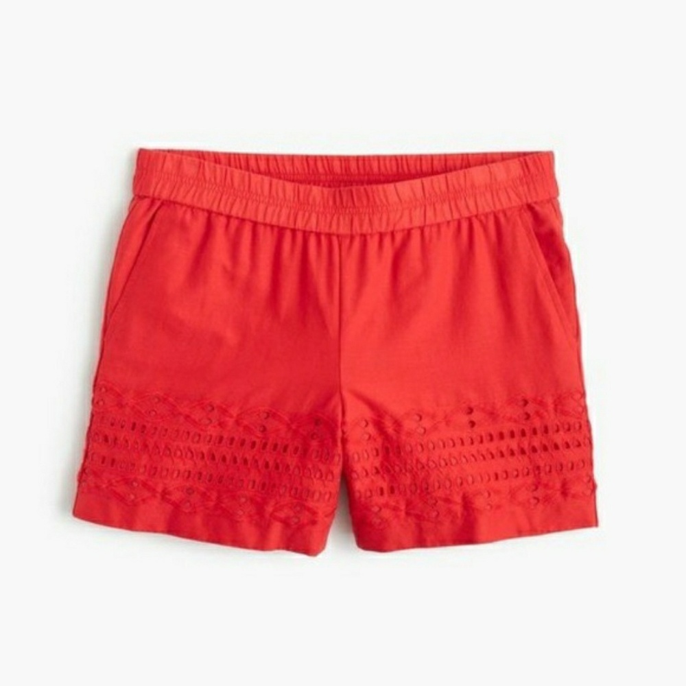 J. Crew Eyelet Shorts Size XS #F1577